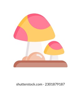 icono de hongo para tu diseño de sitio web, logotipo, aplicación, interfaz de usuario.