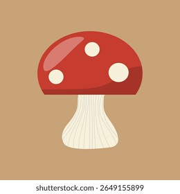 Ilustração de cogumelo trazer vibração de outono