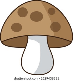 mushroom, illustration, clipart, for backgrounds designers