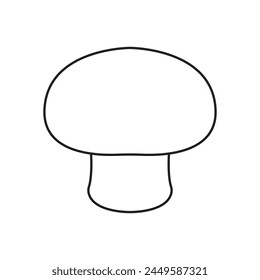 Mushroom illustration symbol sign vector fungi emoji