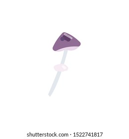 Mushroom isolated vector icon. Mushroom vector illustration