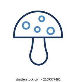 Mushroom Isolated Vector icon which can easily modify or edit

