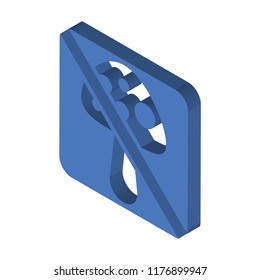 Mushroom isometric left top view 3D icon