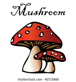 Mushroom label