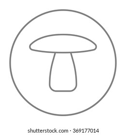 Mushroom line icon.