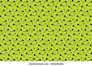 mushroom line shape vector modern bright color abstract pattern