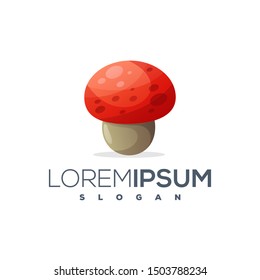 mushroom logo design ready to use