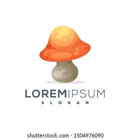mushroom logo design ready to use
