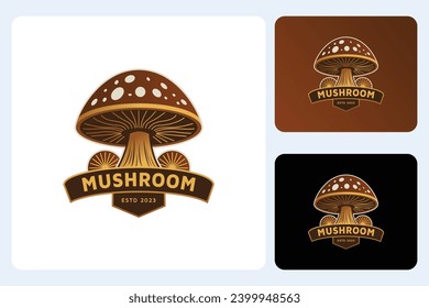 Mushroom Logo Design Template for your Brand identity