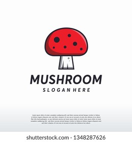 Mushroom Logo designs vector template