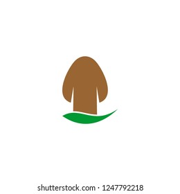 Mushroom logo graphic design.