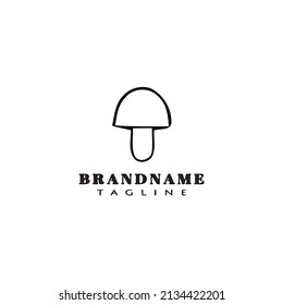 plantilla de diseño de iconos de logotipo de hongos ilustración vectorial moderna