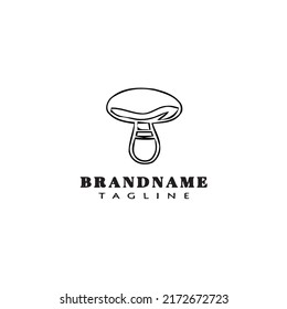mushroom logo icon design template modern vector illustration