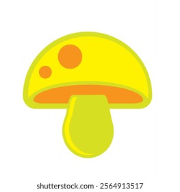 mushroom logo icon, simple mushroom image
