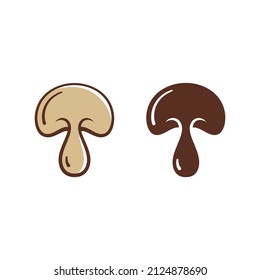 Mushroom logo icon vector design template