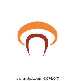 mushroom logo, N