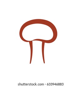 mushroom logo, N