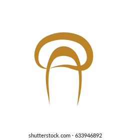 mushroom logo, N