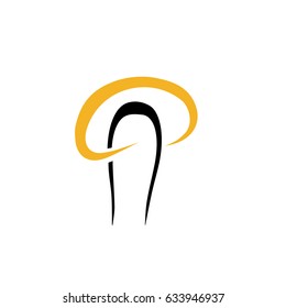 mushroom logo, N
