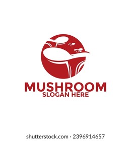 Mushroom logo vector, Creative Mushroom logo icon design template