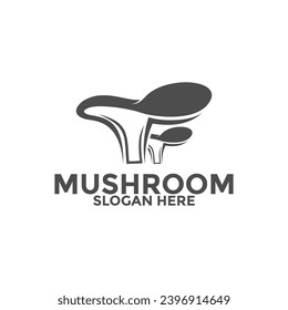 Mushroom logo vector, Creative Unique Mushroom logo icon design template