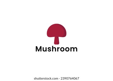 ilustración del icono del vector del logotipo de hongos