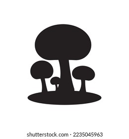 plantilla de diseño de ilustración de vector con logotipo de hongos