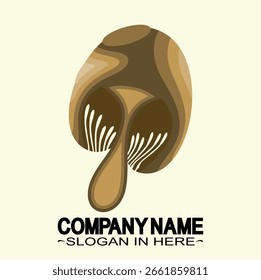 Mushroom logo vector illustration idea for your company