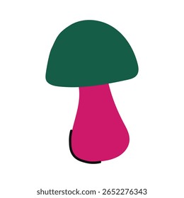 Mushroom. Magical fantastic colorful mushroom