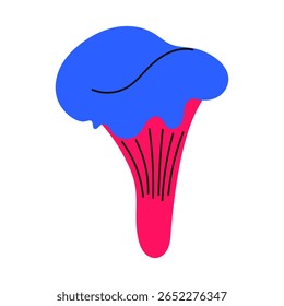 Mushroom. Magical fantastic colorful mushroom