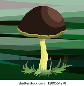 mushroom mosquito vector autumn