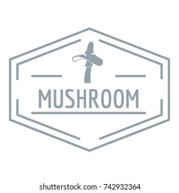 Mushroom natural logo. Simple illustration of mushroom natural vector logo for web
