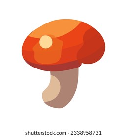 mushroom mushroom object vector illustration