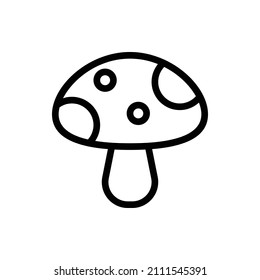 Mushroom Outline Icon. Mushroom Icon