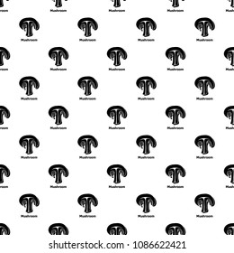 Mushroom pattern vector seamless repeating for any web design