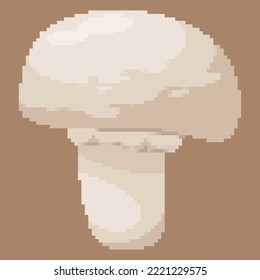 Mushroom Pixel Art 64bit Retro