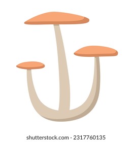 mushroom plant theme design illustration