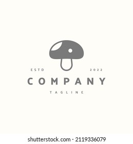 Mushroom premium icon sign symbol. Hipster vintage logo design vector illustration