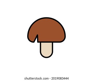 Mushroom premium line icon. Simple high quality pictogram. Modern outline style icons. Stroke vector illustration on a white background. 