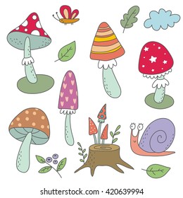 Mushroom Print