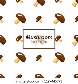 Mushroom seamless pattern