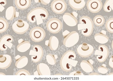 mushroom seamless pattern suitable for fabric, covers, backgrounds, wrapping, etc.