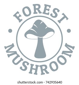 Mushroom season logo. Simple illustration of mushroom season vector logo for web