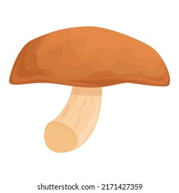 Mushroom shiitake icon cartoon vector. Shitake food. Morel fungus