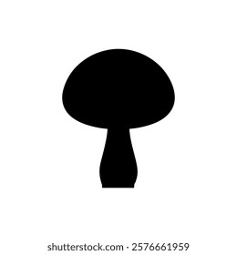 Mushroom silhouette icon vector design.