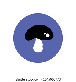 Mushroom simple illustration clip art vector