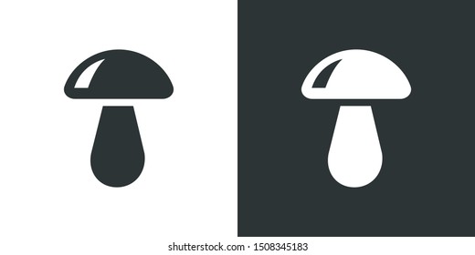 Mushroom Symbol Sign Icon Vector