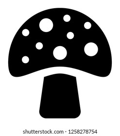 Mushroom, toadstool icon