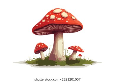 mushroom vector and animation collection