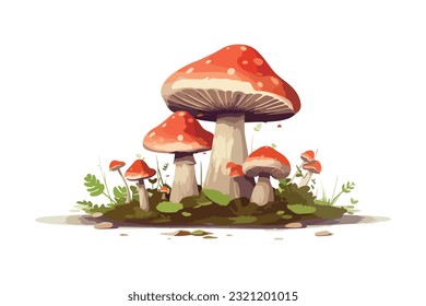 mushroom vector and animation collection